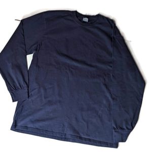 Port & Company Navy long sleeve t-shirt XL